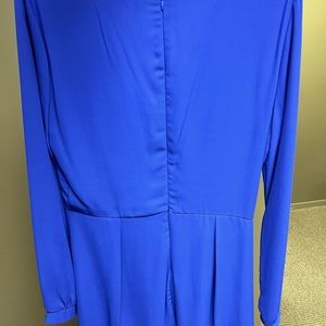 Worn once periwinkle shorts romper